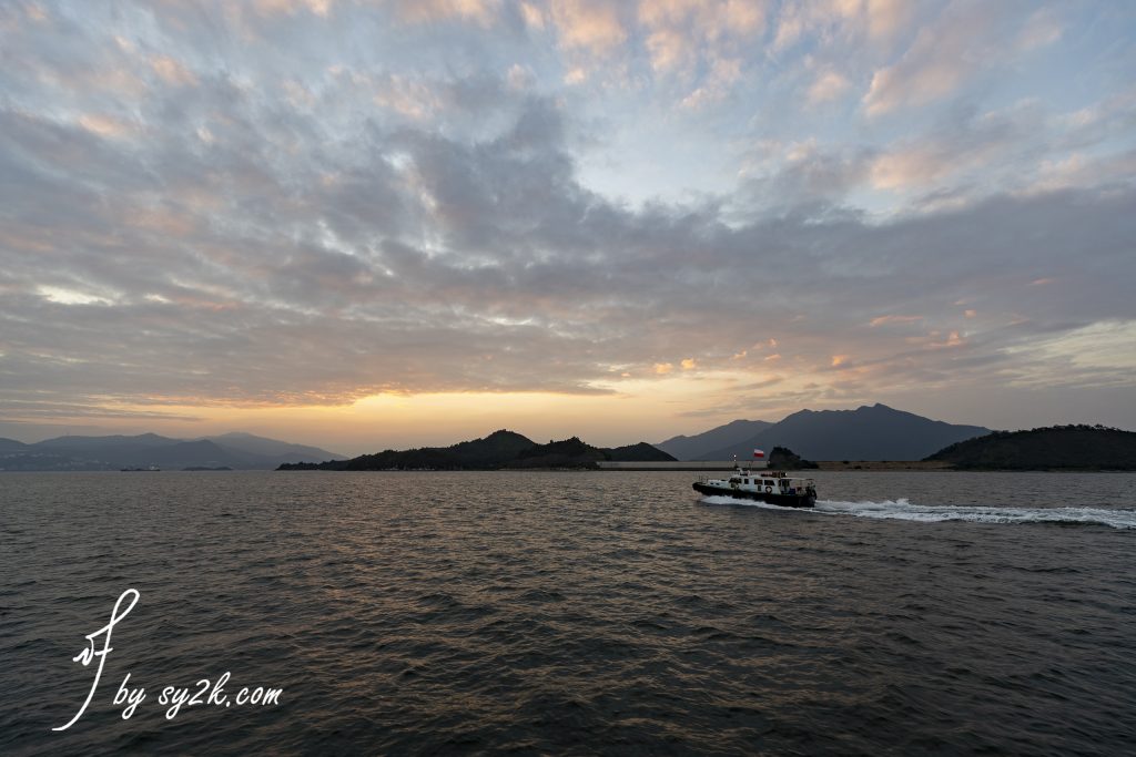 赤門海峽日落